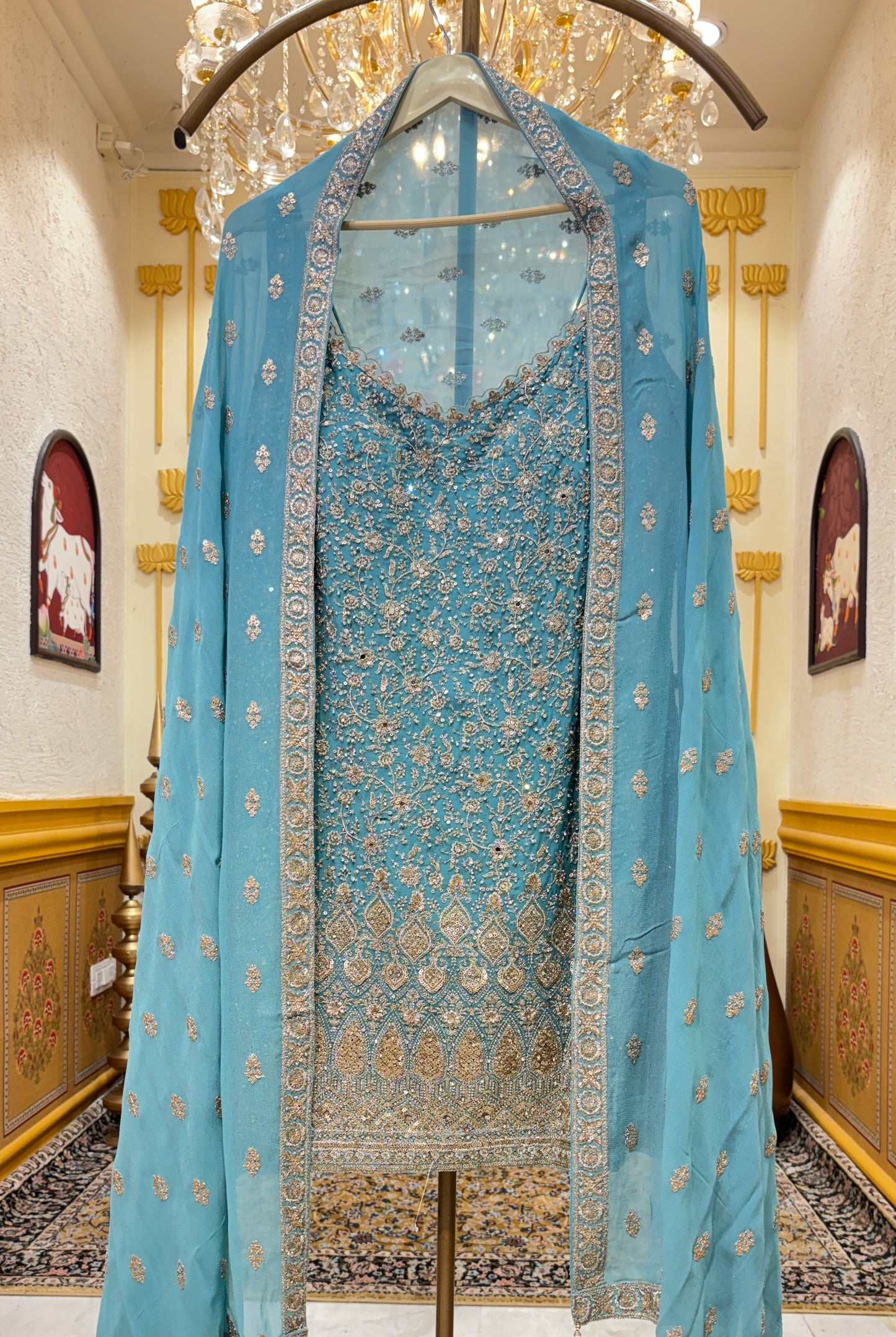 Mrigakshi Sharara Set