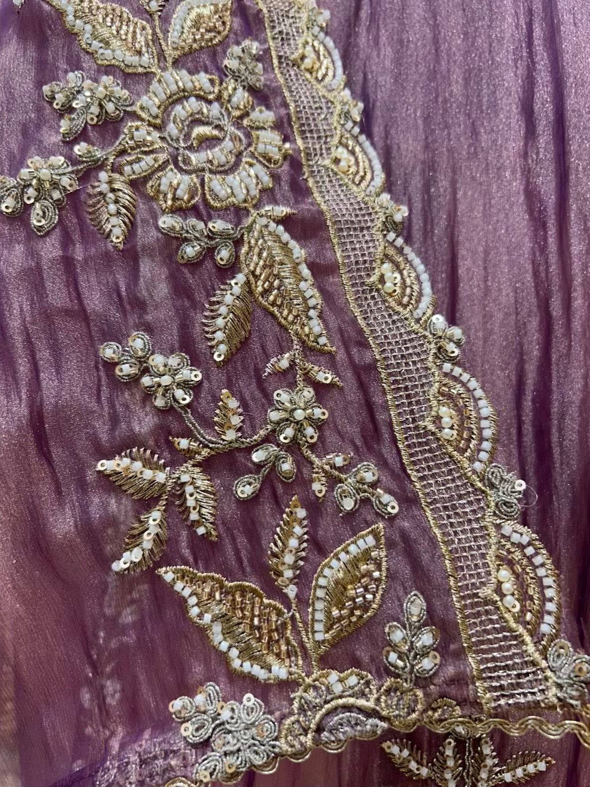 Aarini Tissue Élan Suit (Purple)