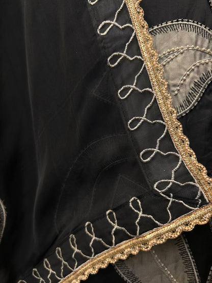 Mehraya Organza Suit (Black)