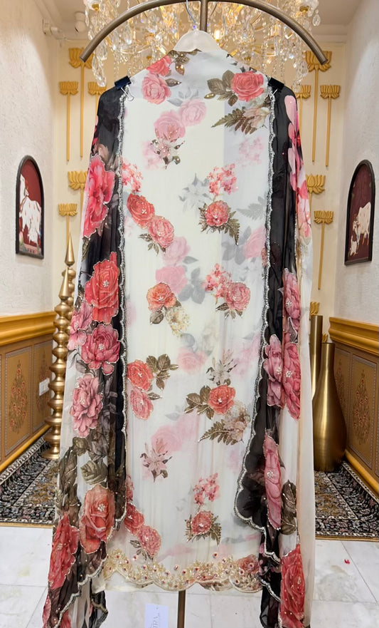 Averiya Silk Bloom Suit