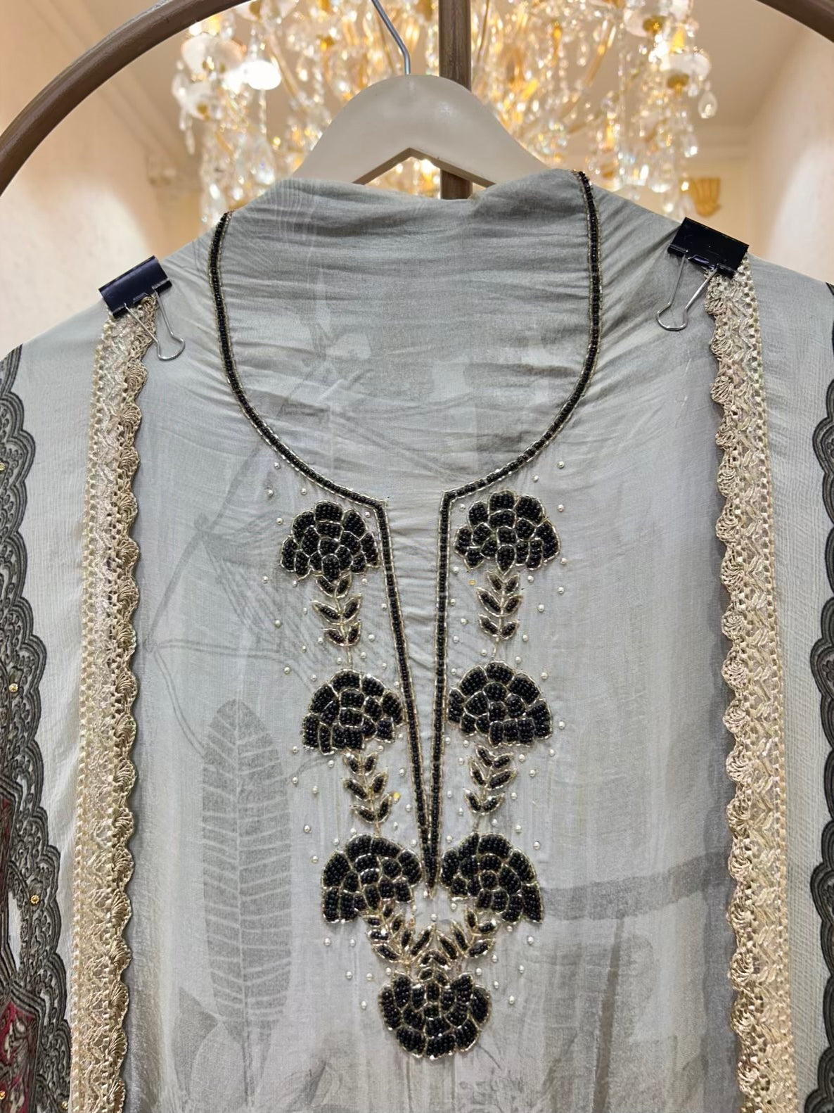 Elvaira Crush Élan Suit (Grey)