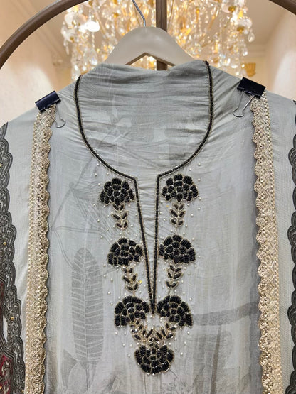 Elvaira Crush Élan Suit (Grey)