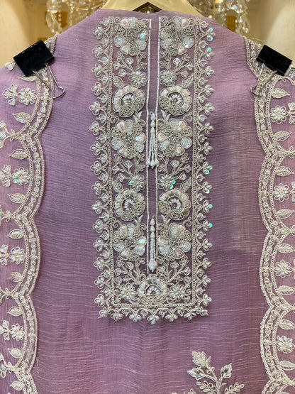 Elzara Crush Tissue Suit (Lavender)