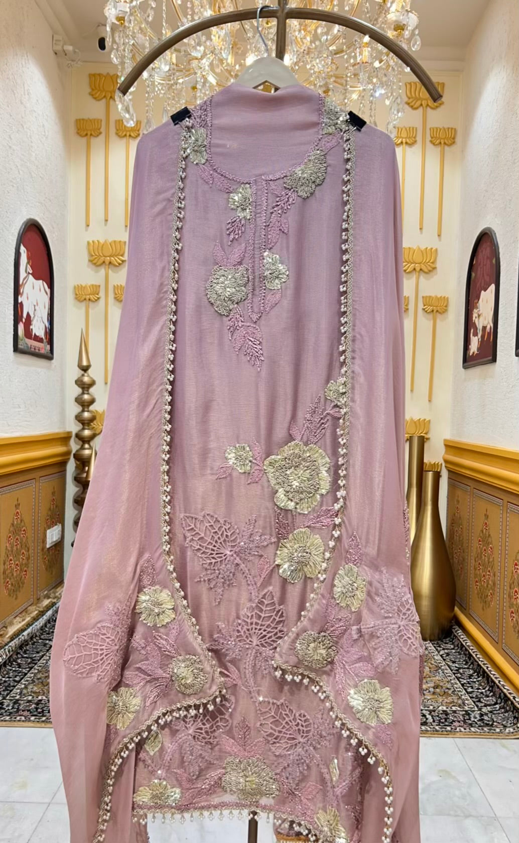 Inara Dori Shimmer Organza Suit