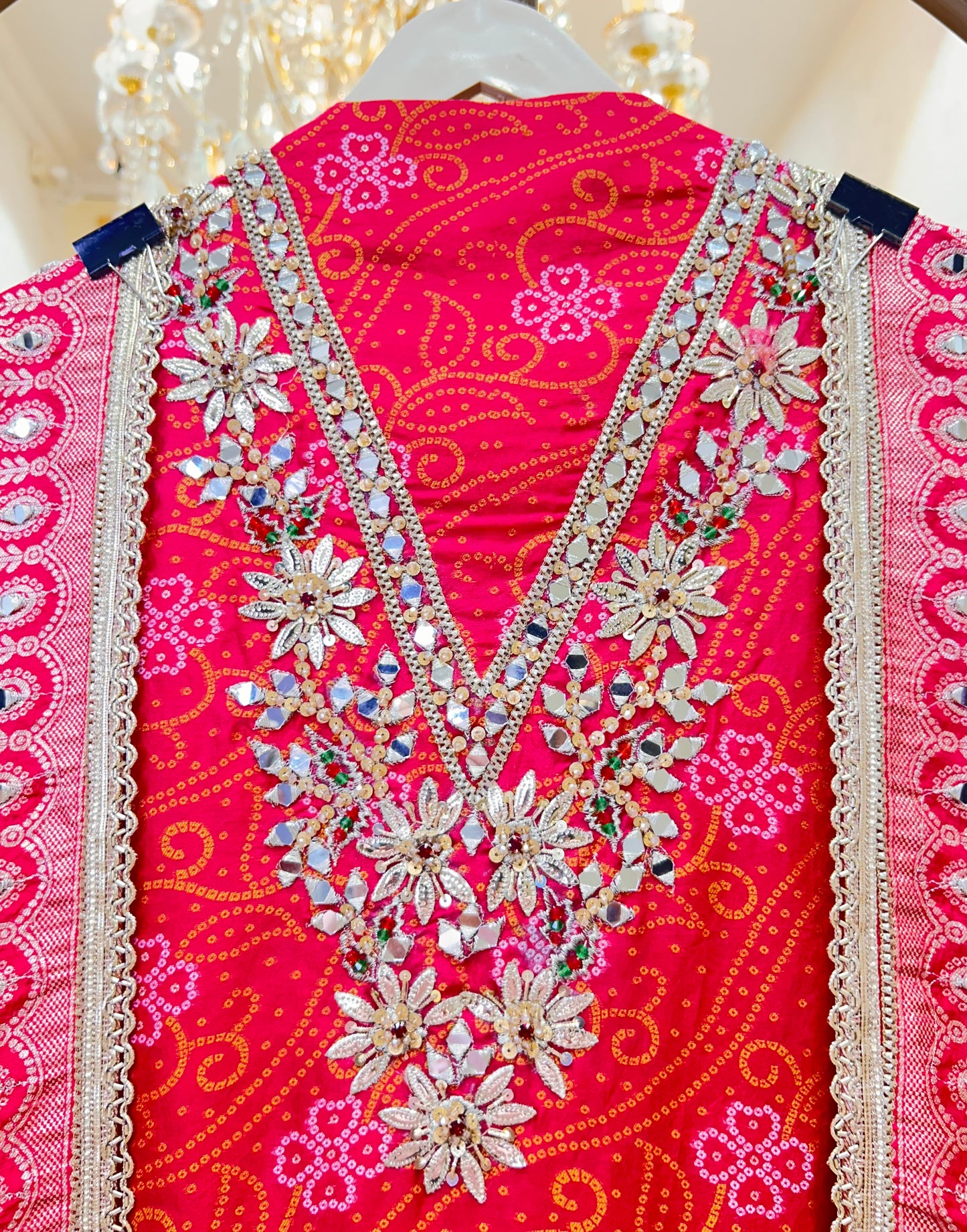 Mehrang Bandhani Suit