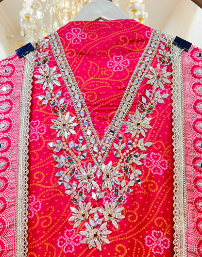 Mehrang Bandhani Suit
