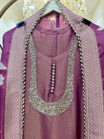 Veesha Shimmer Organza Suit