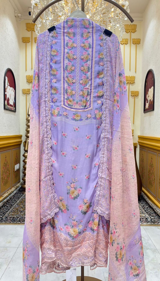 Sia Lace Muslin Suit