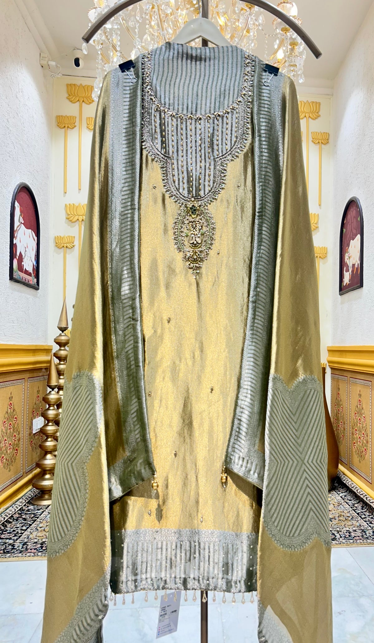 Chandzari Organza Suit