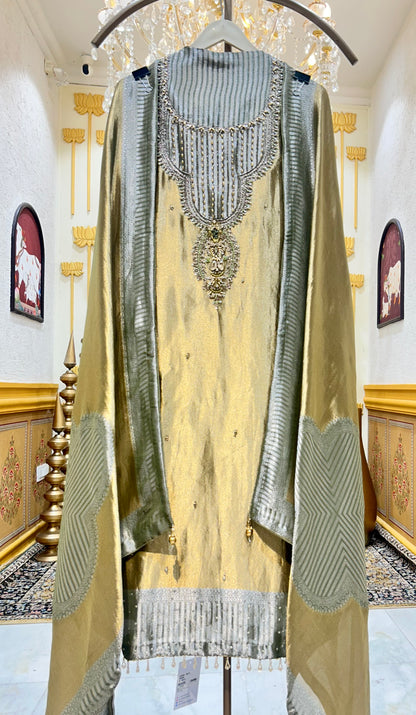 Chandzari Organza Suit