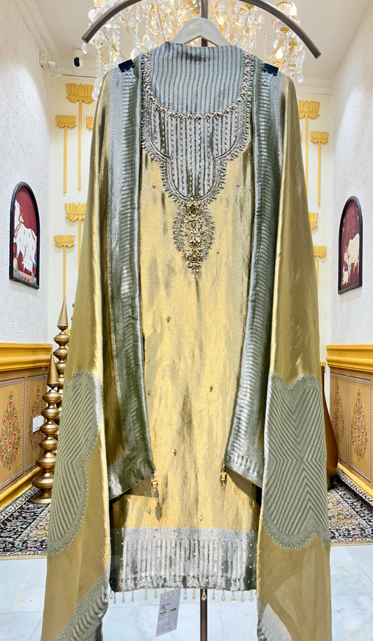 Chandzari Organza Suit