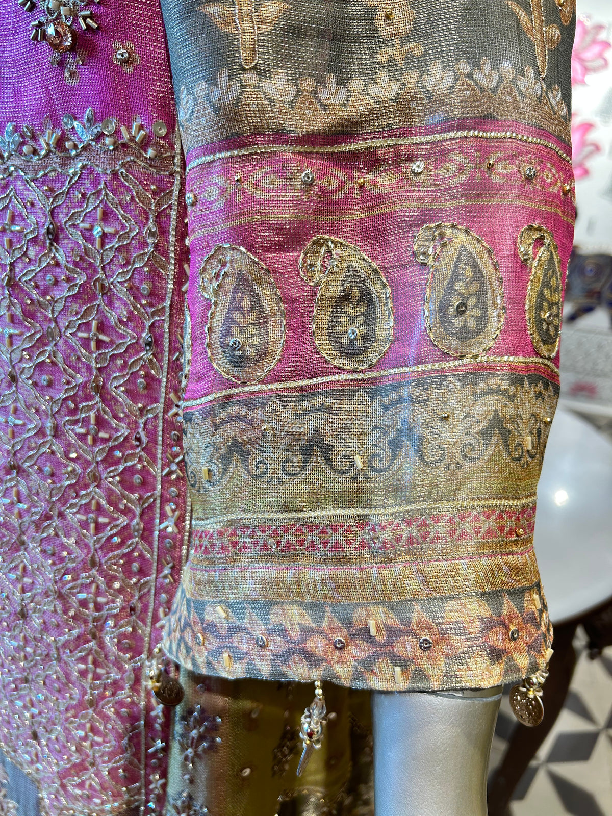Zareenah Anarkali Set