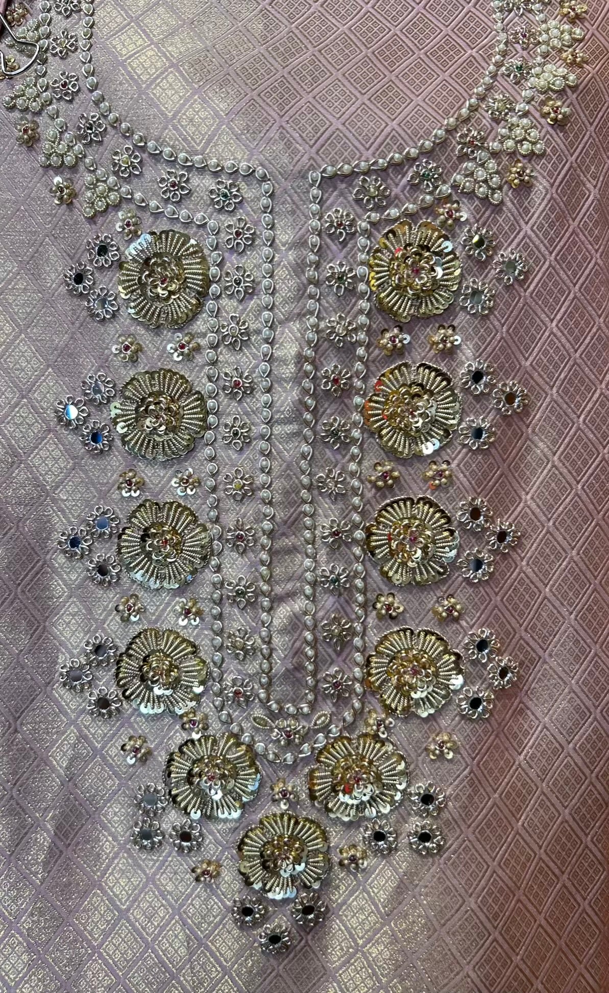 Sabeira Organza Suit (Pink)