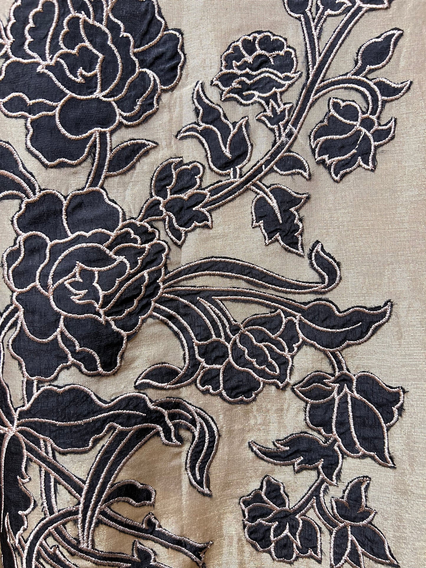 Shabhnami Appliqué Suit (Beige)