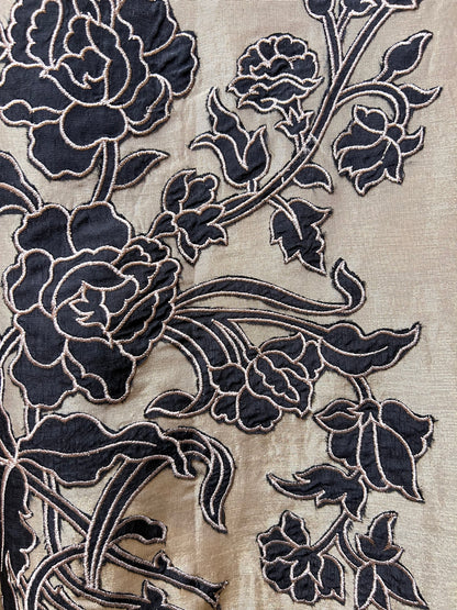 Shabhnami Appliqué Suit (Beige)