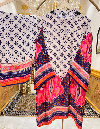 Olyra Printed Farshi Co-ord Set