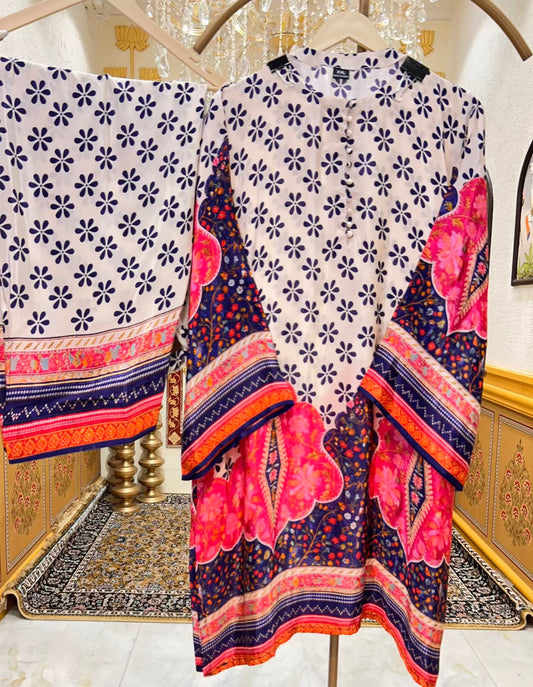 Olyra Printed Farshi Co-ord Set