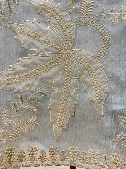 Mehrzeen Appliqué Tissue Suit