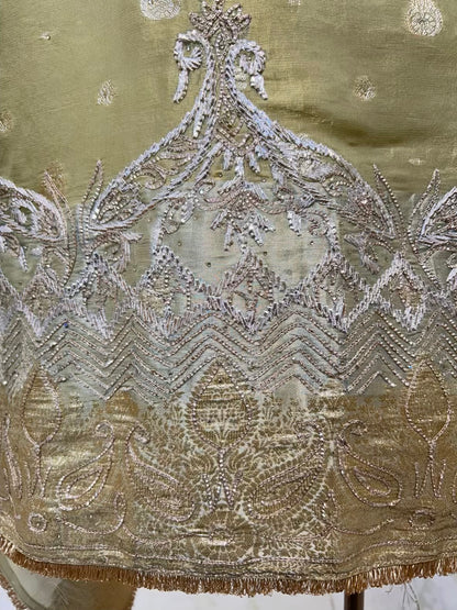 Riyara Gota Noor Suit (Green)