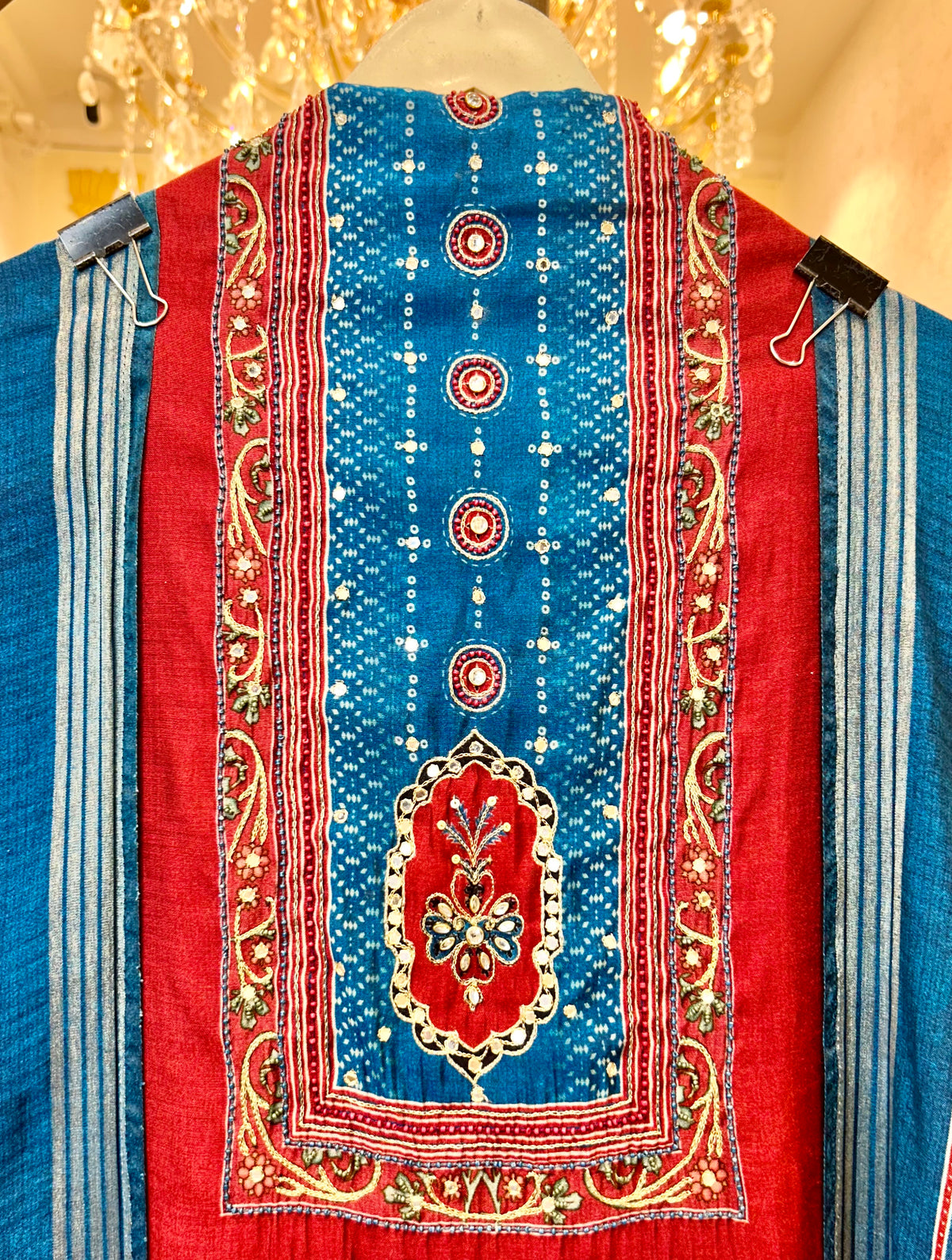 Rangsaaz Ajrakh Suit