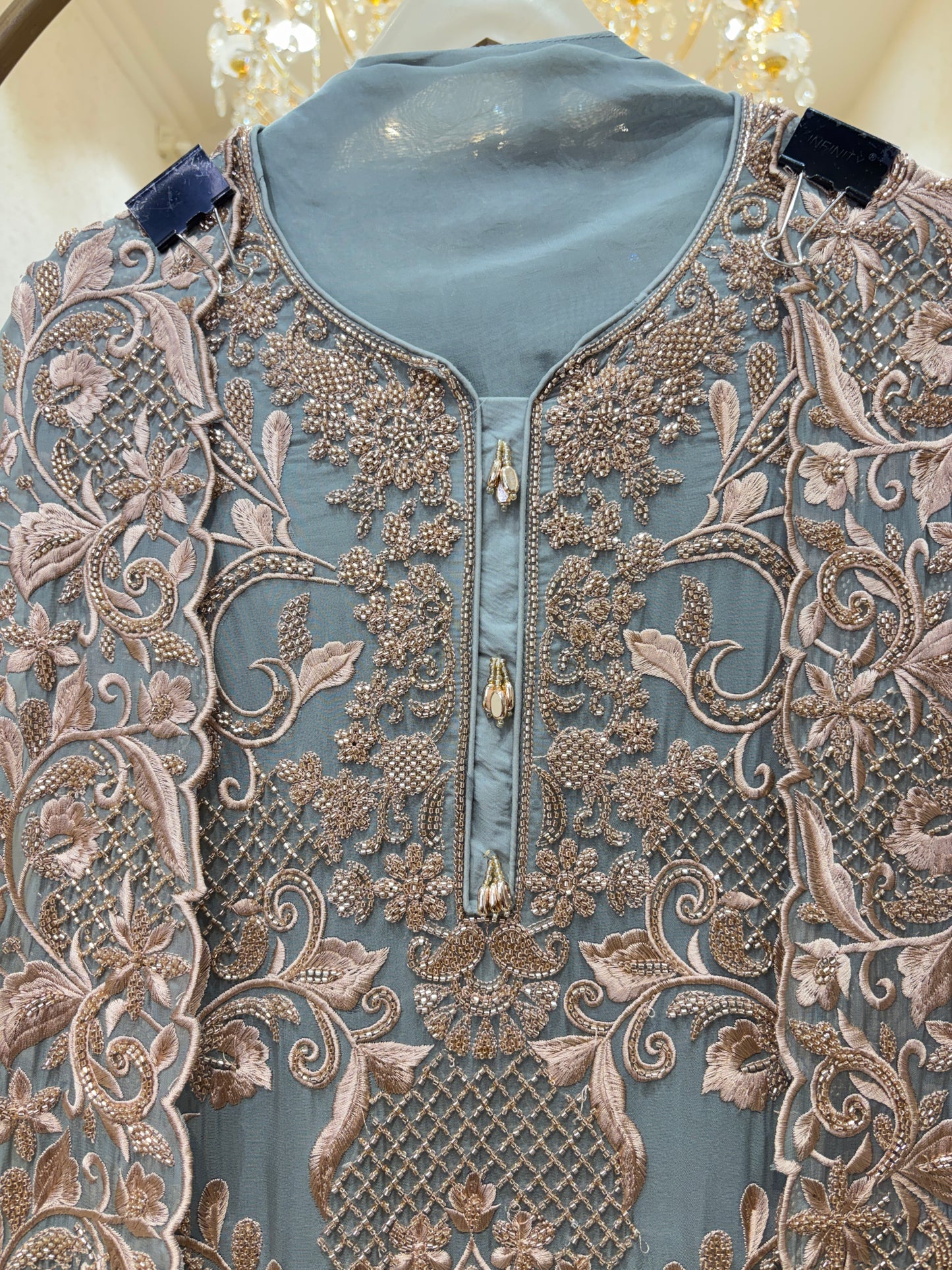 Rivana Organza Suit