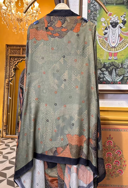 Mahroza Pashmina Suit (Black)