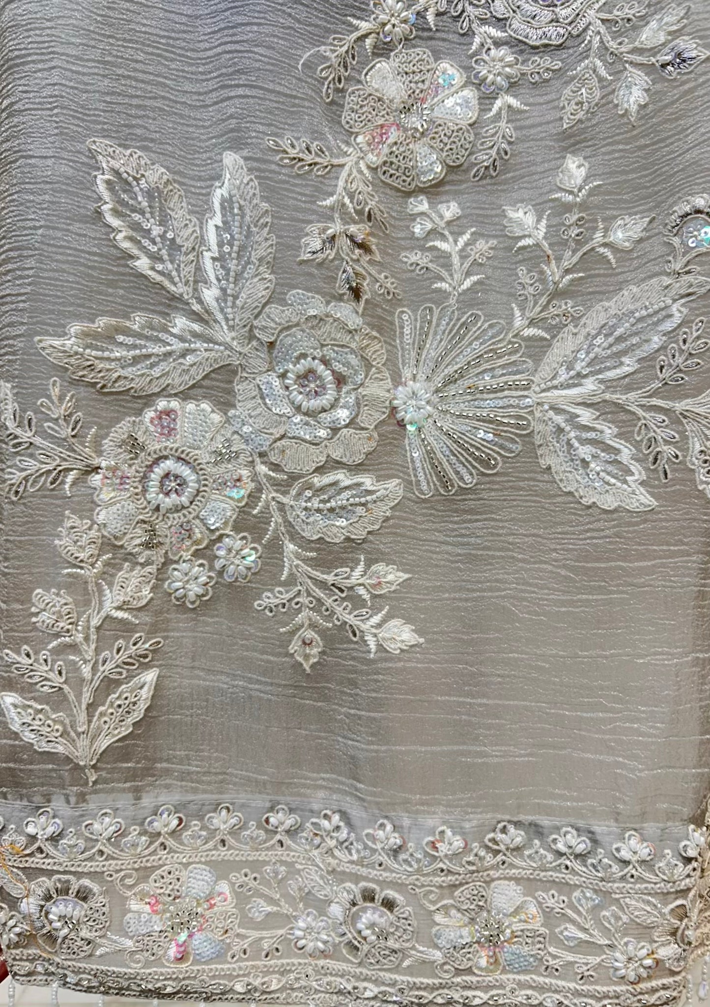 Elzara Crush Tissue Suit (Grey)