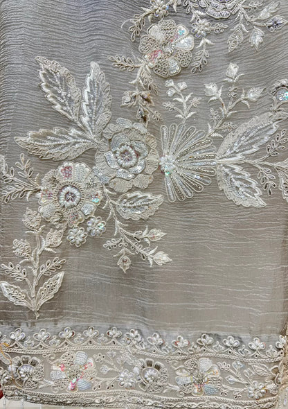 Elzara Crush Tissue Suit (Grey)