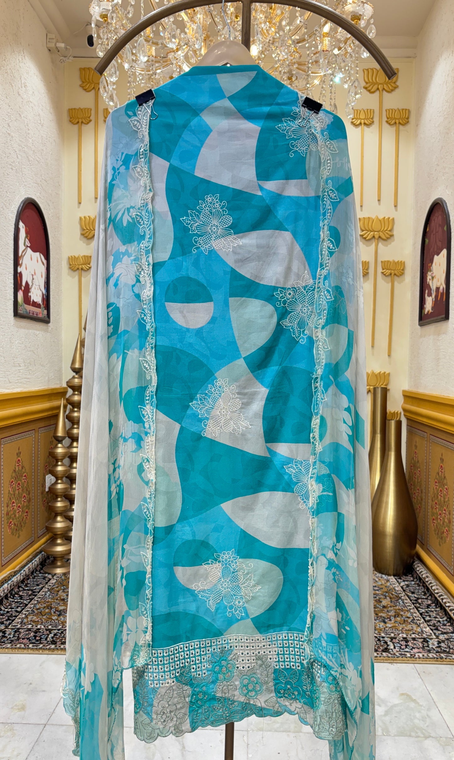Rangriti Printed Cotton Suit
