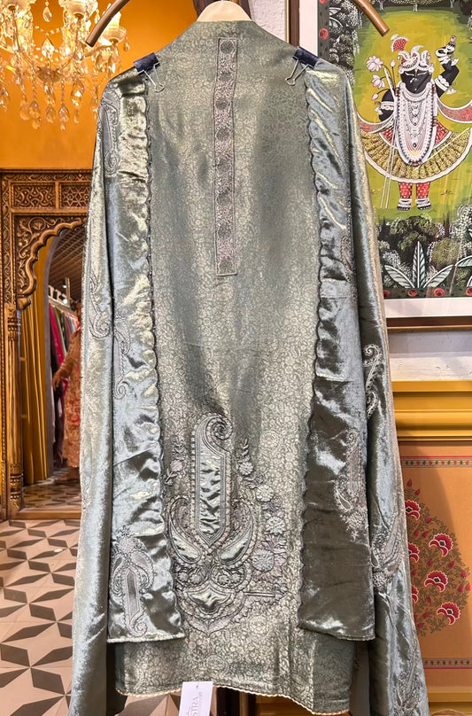 Zarqaa Velvet Suit (Green)