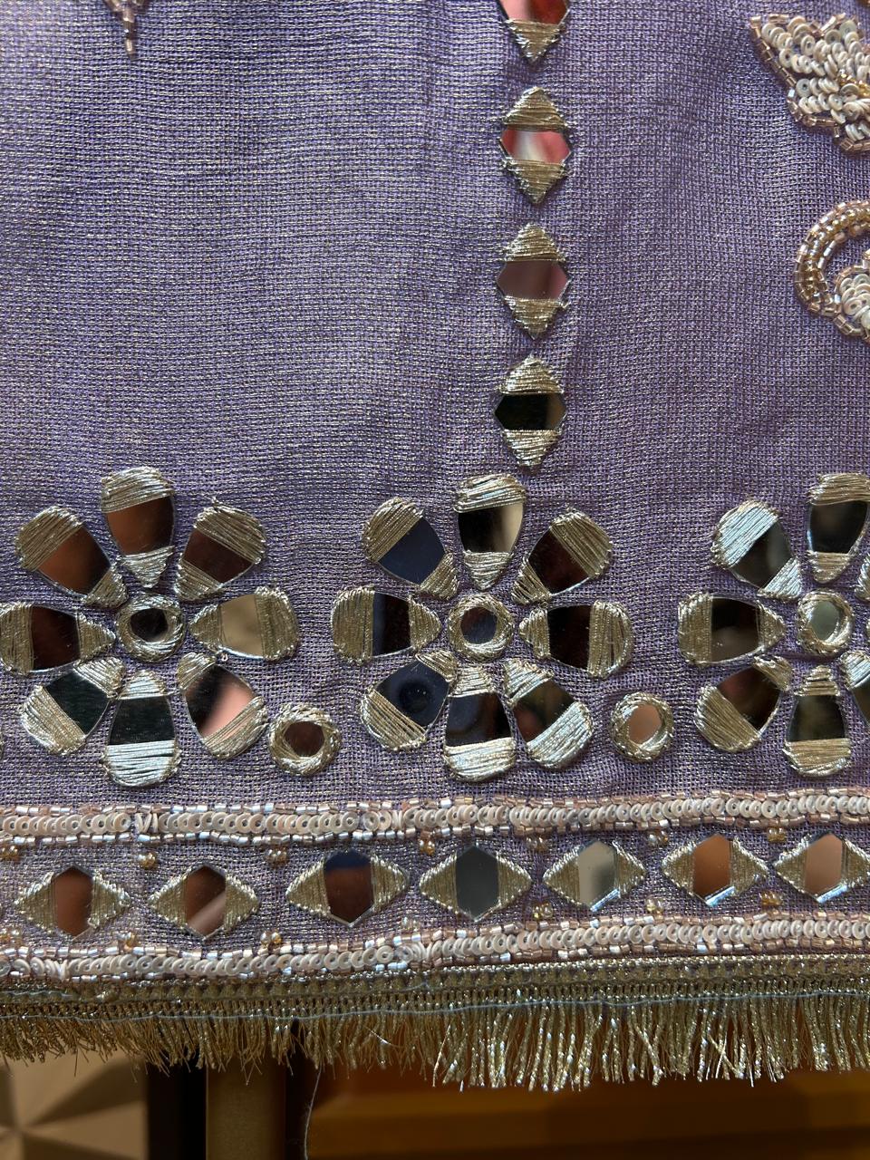 Zarnooré-Kiran Suit (Lavender)