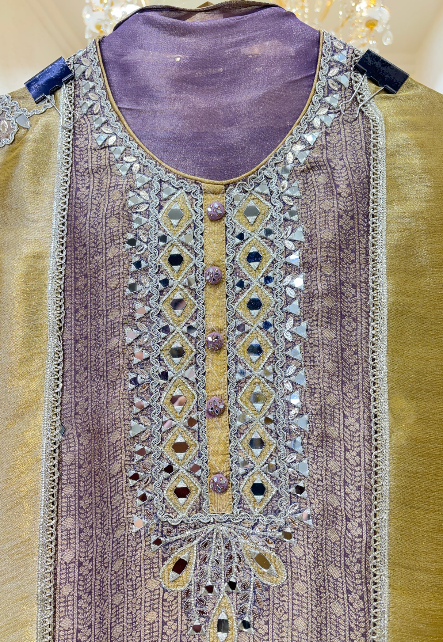 Zar Afreen Brocade Suit