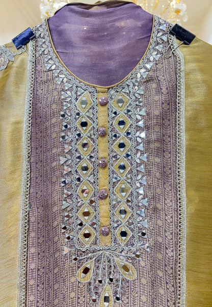 Zar Afreen Brocade Suit