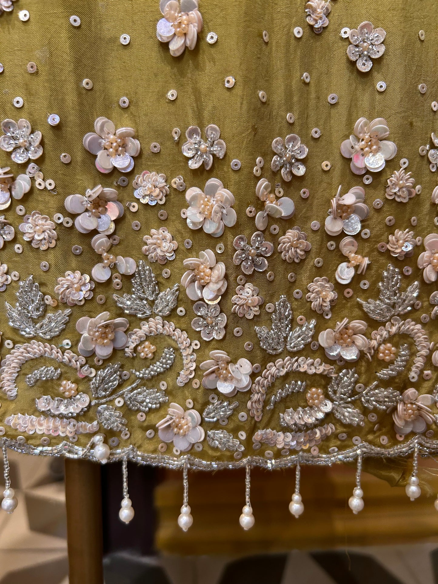 Nurelle Organza Suit (Yellow)