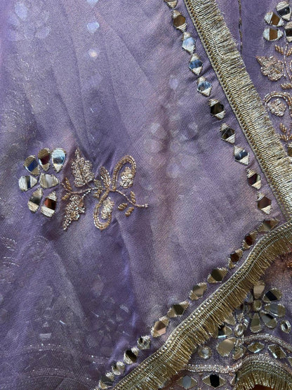 Zarnooré-Kiran Suit (Lavender)