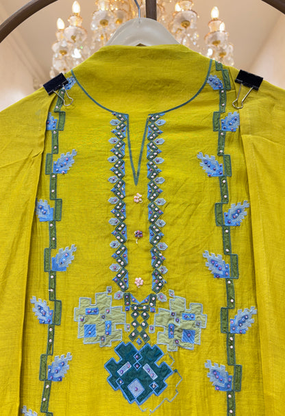 Yajnika Mul Chanderi Suit