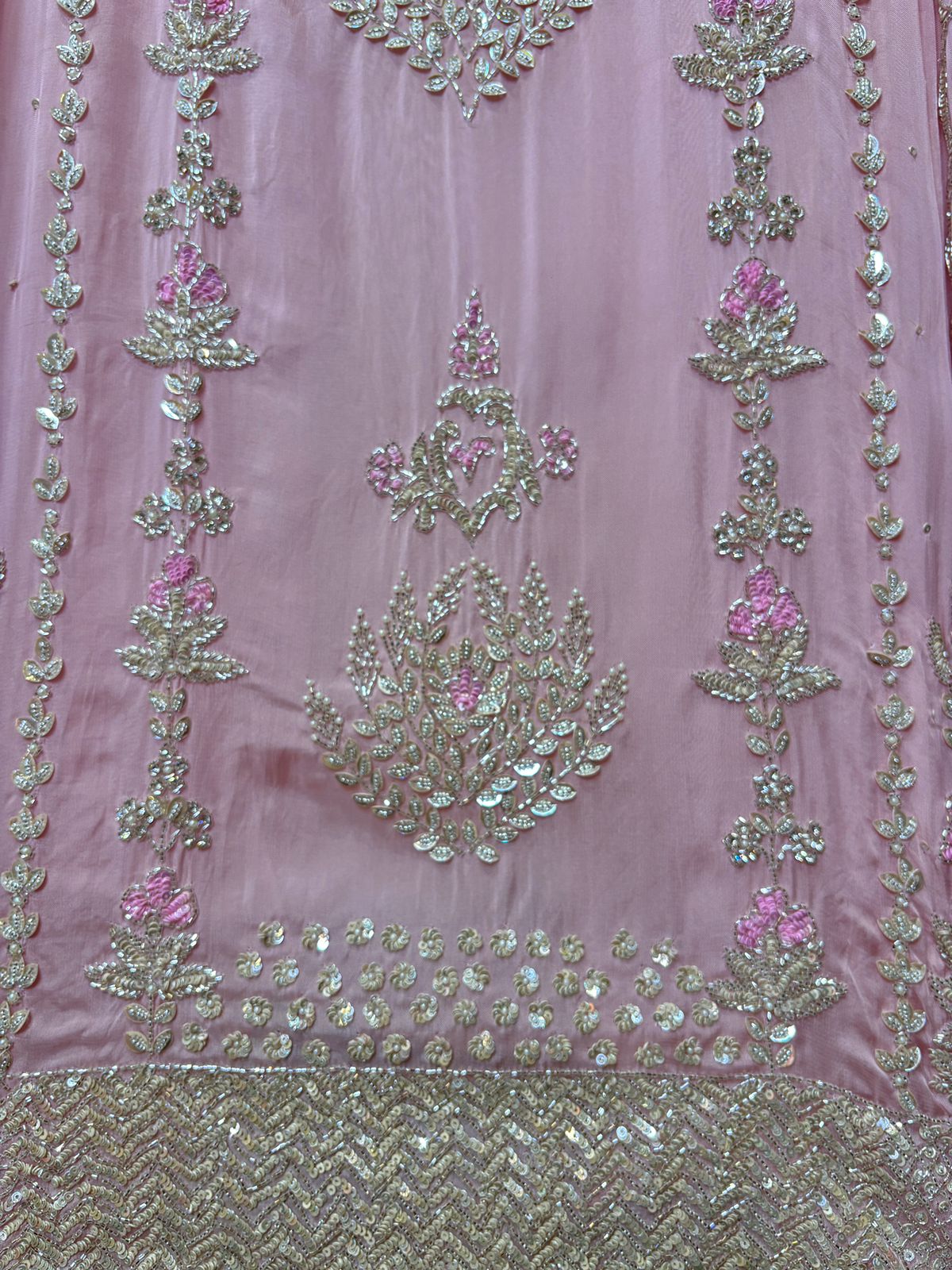 Zariha Organza Suit (Pink)