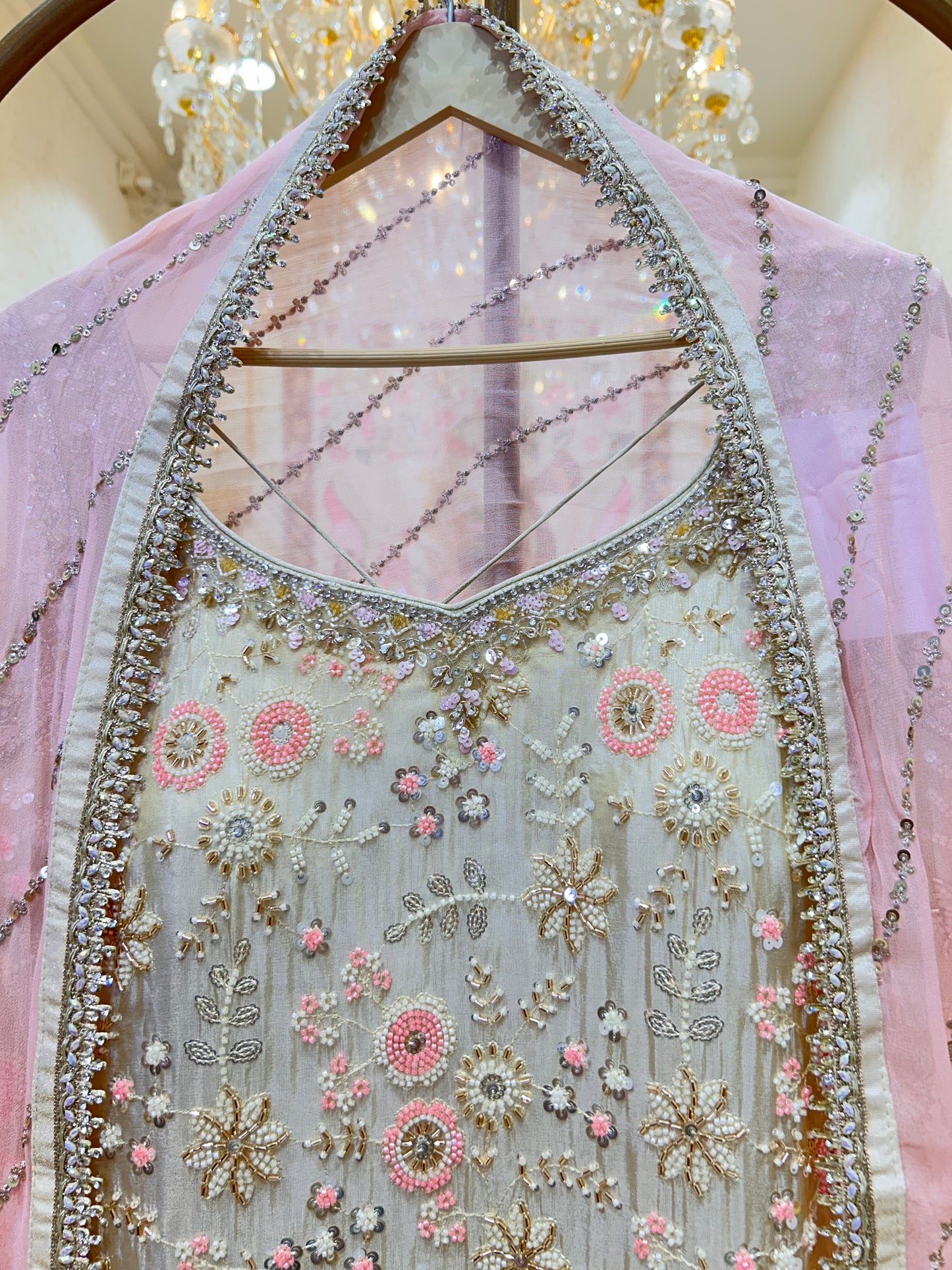 Inaya Organza Sharara Set