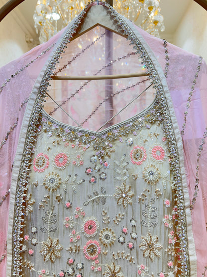Inaya Organza Sharara Set