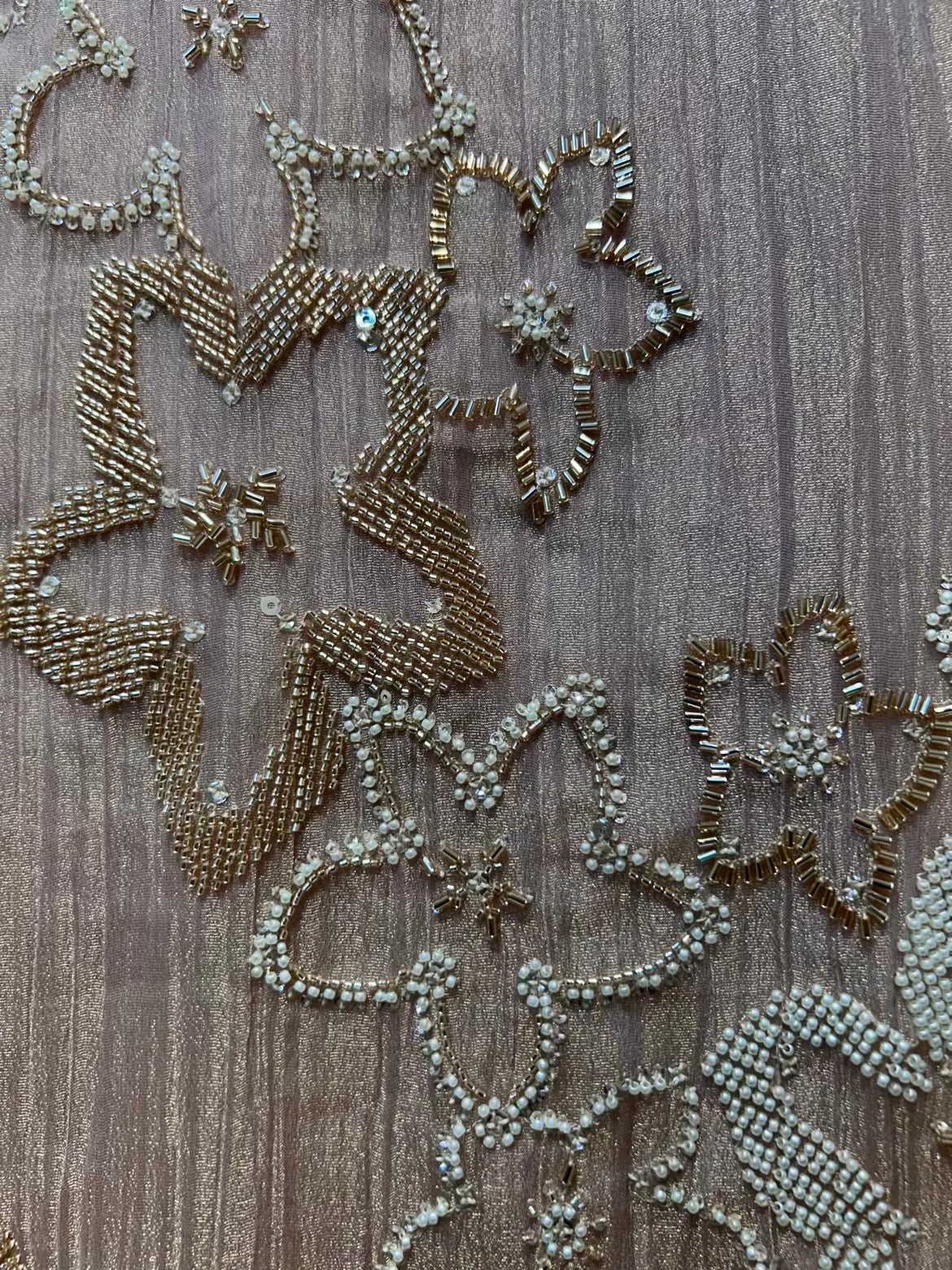 Aarifa Crush Karigari Suit (peach)