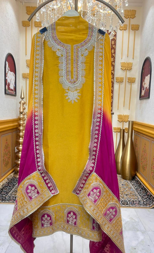 Mahzara Dori Work Suit (Yellow)