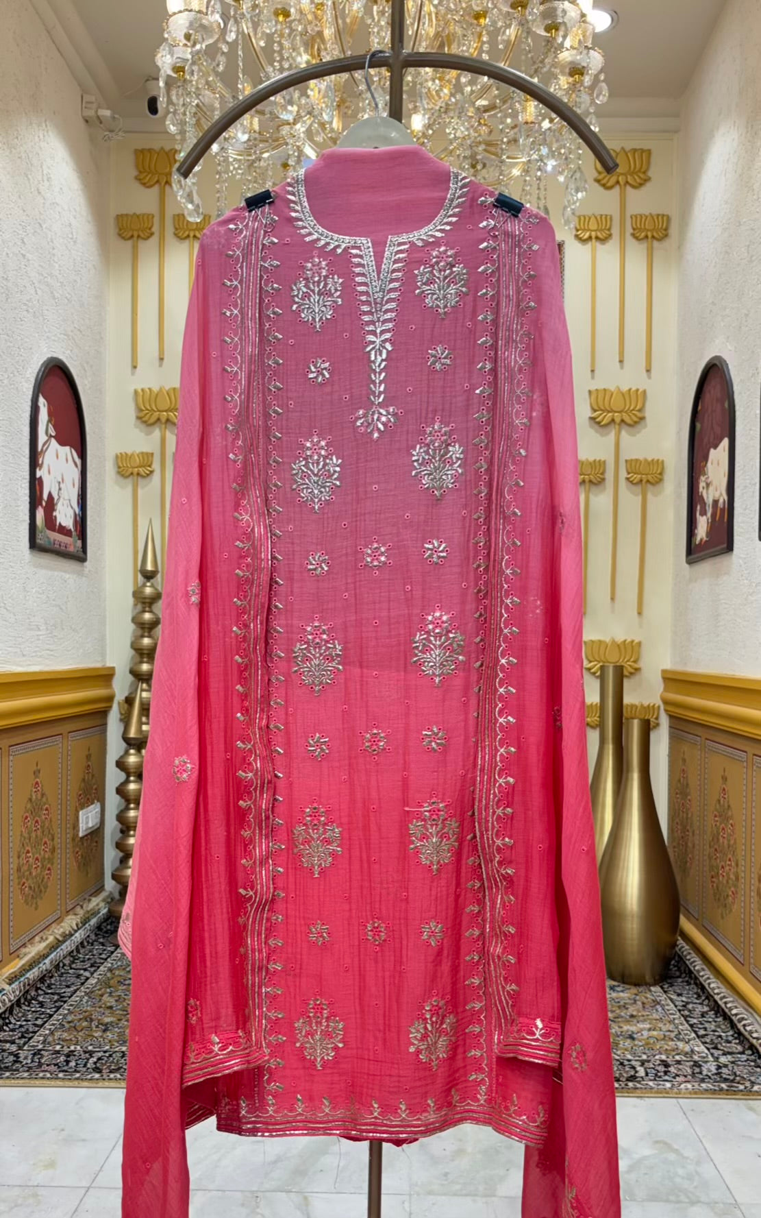 Taara Pita Chanderi Suit
