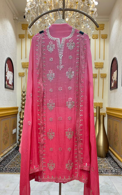 Taara Pita Chanderi Suit