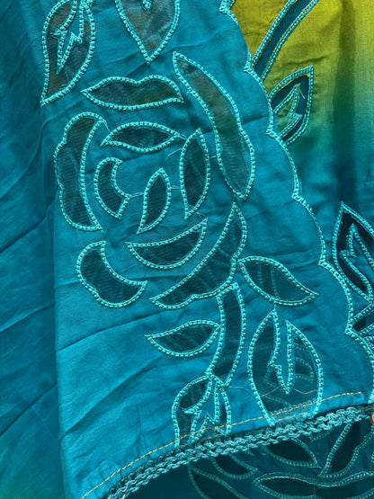 Zivara Appliqué Élan Suit (Turquoise)