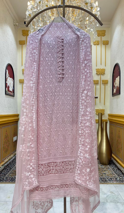 Naira Sequin Georgette Suit