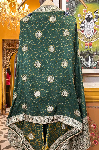 Zarwina Organza Suit (Green)