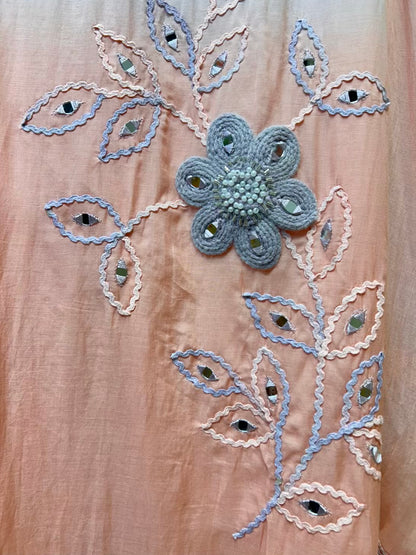 Afsana Mul Sheen Suit (Lavender)