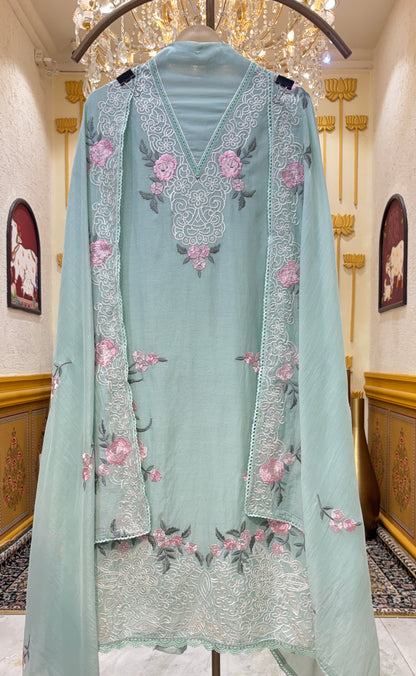 Noorza Thread Chanderi Suit