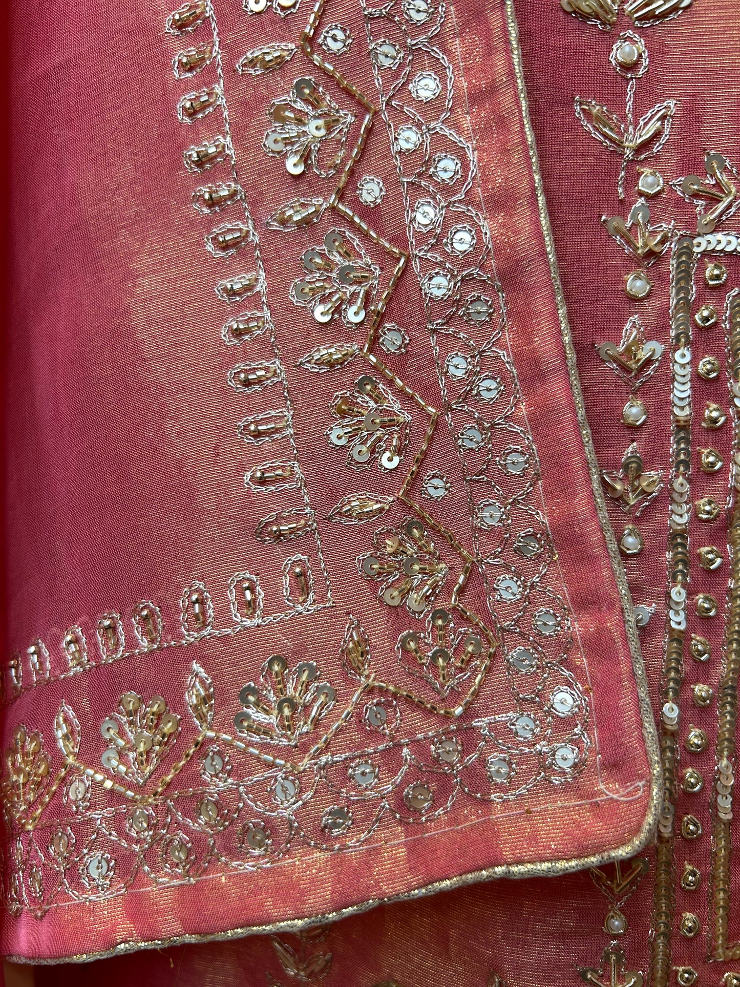 Saanvi Hand-Embroidered Organza Suit