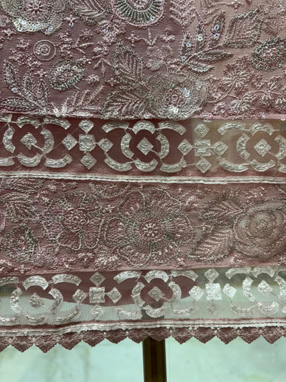 Mehrnaz Zari Georgette Suit